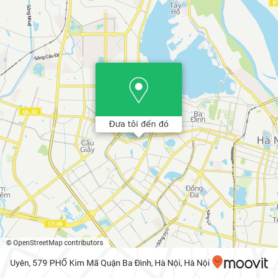 Bản đồ Uyên, 579 PHỐ Kim Mã Quận Ba Đình, Hà Nội