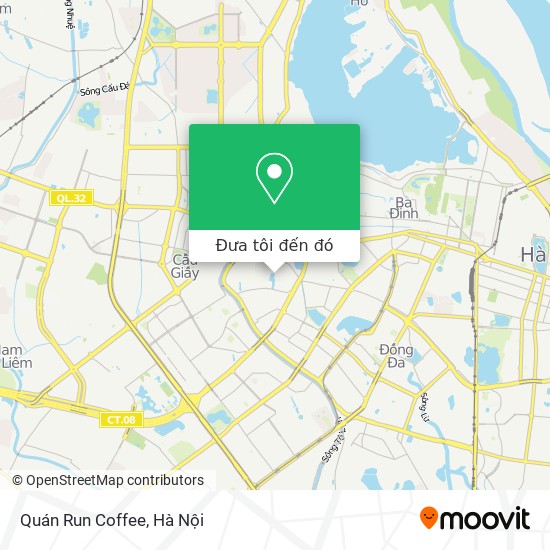Bản đồ Quán Run Coffee