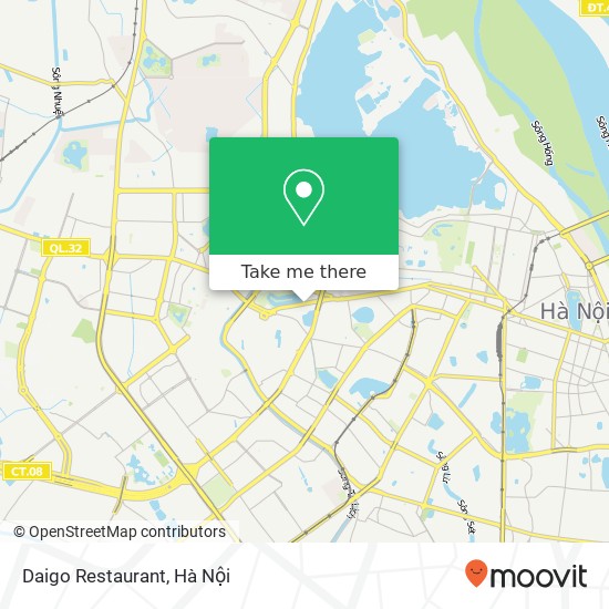Bản đồ Daigo Restaurant, PHỐ Kim Mã Quận Ba Đình, Hà Nội