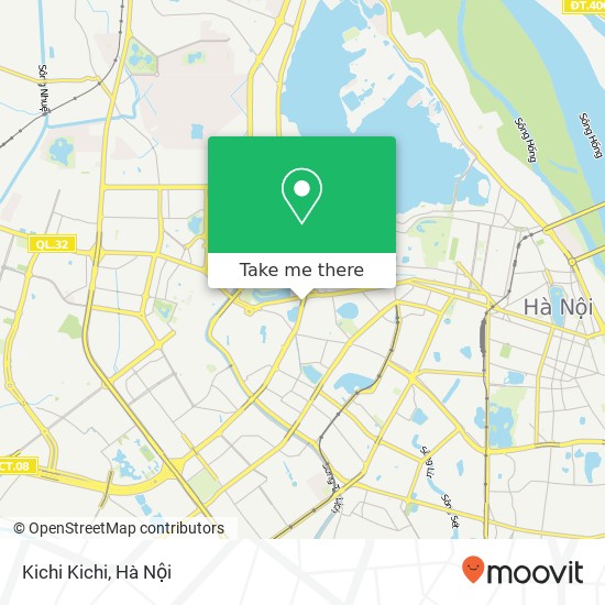Bản đồ Kichi Kichi, ĐƯỜNG Nguyễn Chí Thanh Quận Ba Đình, Hà Nội