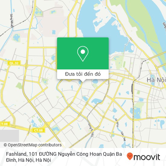 Bản đồ Fashland, 101 ĐƯỜNG Nguyễn Công Hoan Quận Ba Đình, Hà Nội
