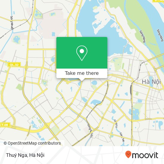 Bản đồ Thuý Nga, Quận Ba Đình, Hà Nội