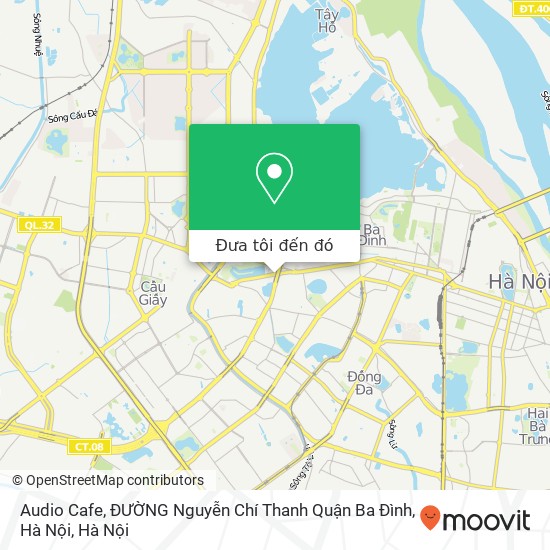Bản đồ Audio Cafe, ĐƯỜNG Nguyễn Chí Thanh Quận Ba Đình, Hà Nội
