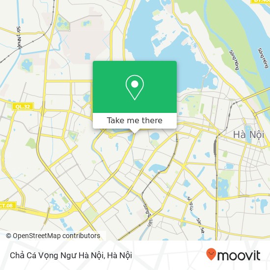 Bản đồ Chả Cá Vọng Ngư Hà Nội, 29 ĐƯỜNG Nguyễn Chí Thanh Quận Ba Đình, Hà Nội