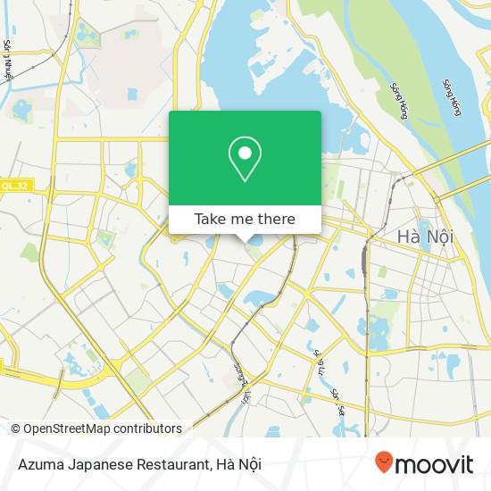 Bản đồ Azuma Japanese Restaurant, PHỐ Ngọc Khánh Quận Ba Đình, Hà Nội