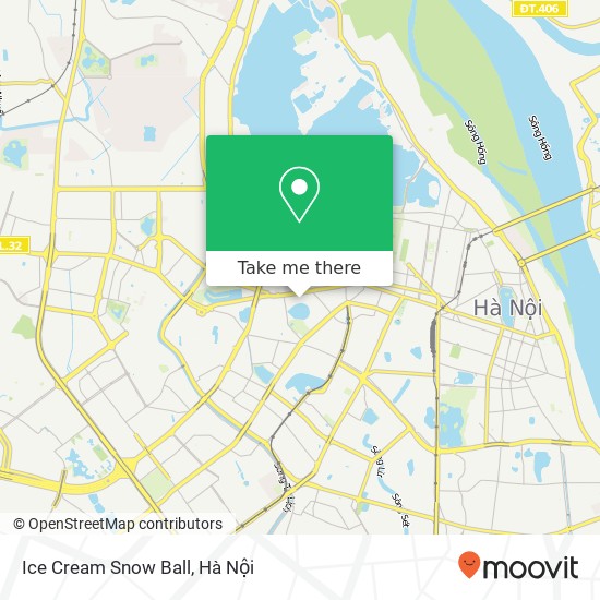 Bản đồ Ice Cream Snow Ball, PHỐ Trần Huy Liệu Quận Ba Đình, Hà Nội