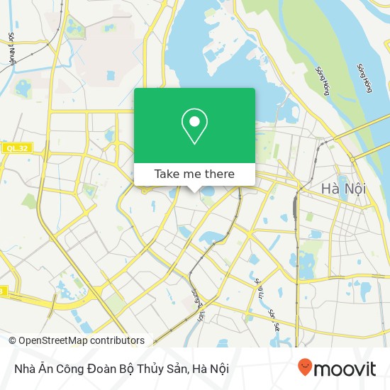 Bản đồ Nhà Ăn Công Đoàn Bộ Thủy Sản, 12 ĐƯỜNG Nguyễn Công Hoan Quận Ba Đình, Hà Nội
