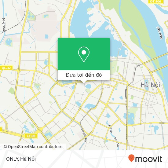 Bản đồ ONLY, PHỐ Ngọc Khánh Quận Ba Đình, Hà Nội