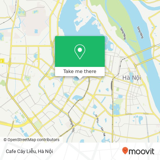 Bản đồ Cafe Cây Liễu, Quận Ba Đình, Hà Nội