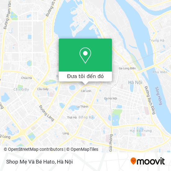 Bản đồ Shop Mẹ Và Bé Hato
