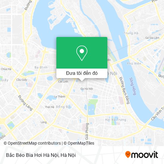 Bản đồ Bắc Béo Bia Hơi Hà Nội