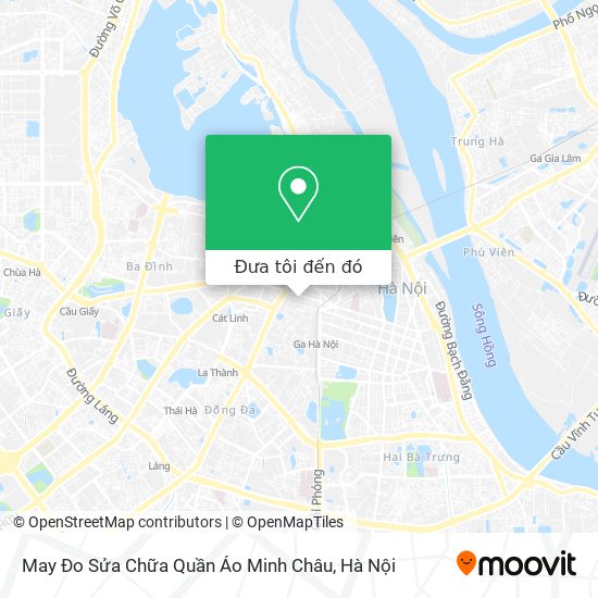 Bản đồ May Đo Sửa Chữa Quần Áo Minh Châu