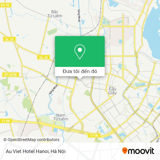 Bản đồ Au Viet Hotel Hanoi