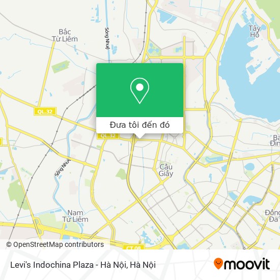 Bản đồ Levi's Indochina Plaza - Hà Nội