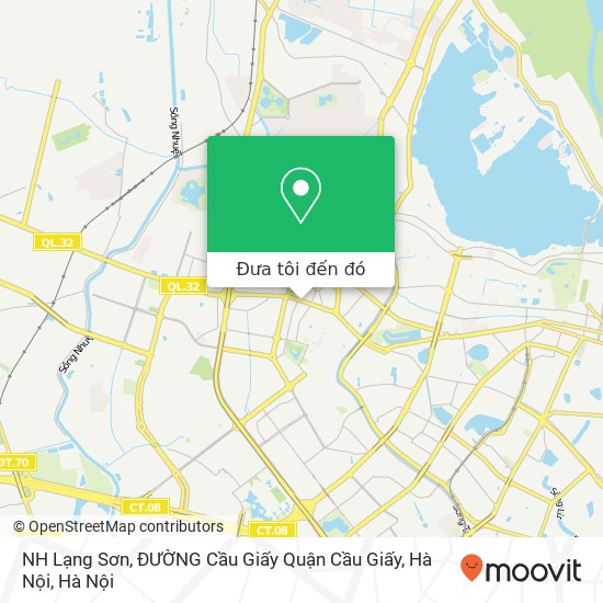 Bản đồ NH Lạng Sơn, ĐƯỜNG Cầu Giấy Quận Cầu Giấy, Hà Nội