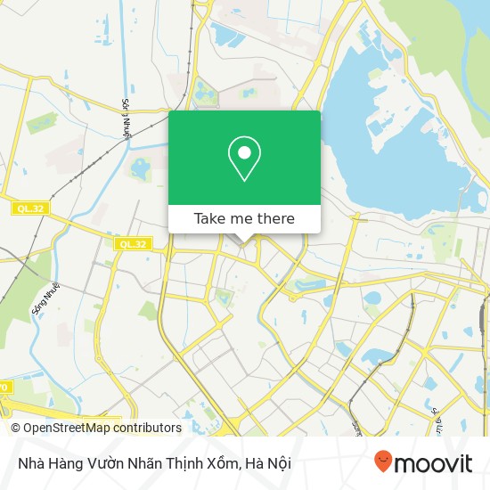 Bản đồ Nhà Hàng Vườn Nhãn Thịnh Xồm, ĐƯỜNG Nguyễn Khánh Toàn Quận Cầu Giấy, Hà Nội