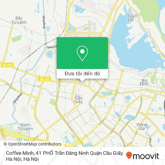 Bản đồ Coffee Minh, 41 PHỐ Trần Đăng Ninh Quận Cầu Giấy, Hà Nội