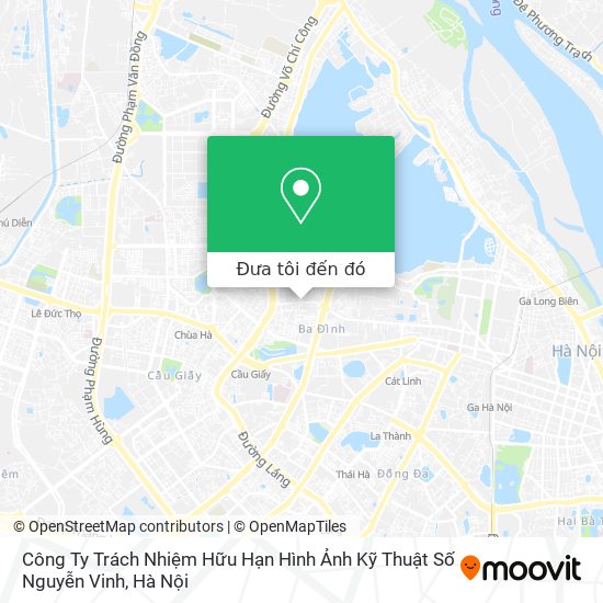 Bản đồ Công Ty Trách Nhiệm Hữu Hạn Hình Ảnh Kỹ Thuật Số Nguyễn Vinh