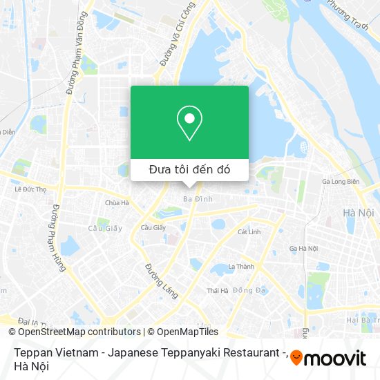 Bản đồ Teppan Vietnam - Japanese Teppanyaki Restaurant -