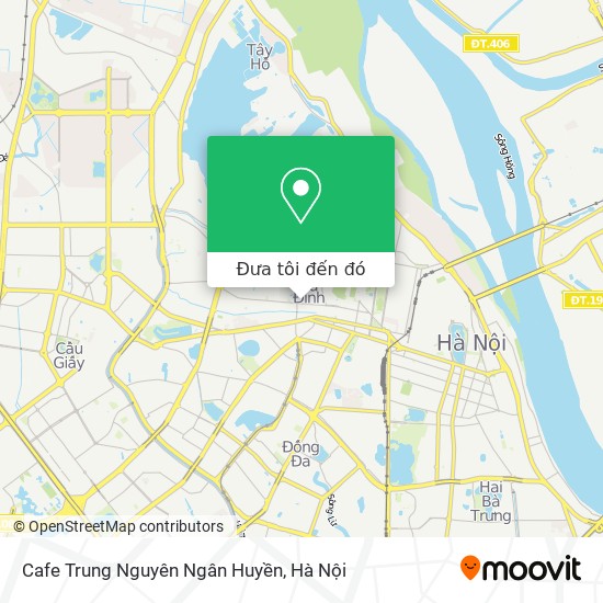 Bản đồ Cafe Trung Nguyên Ngân Huyền