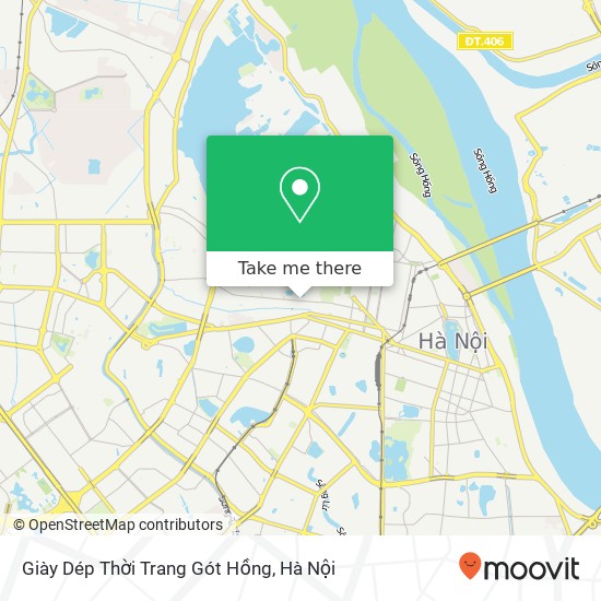 Bản đồ Giày Dép Thời Trang Gót Hồng, NGÕ 115 Đội Cấn Quận Ba Đình, Hà Nội