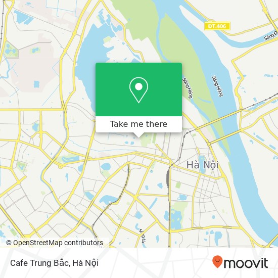 Bản đồ Cafe Trung Bắc, PHỐ Ngọc Hà Quận Ba Đình, Hà Nội