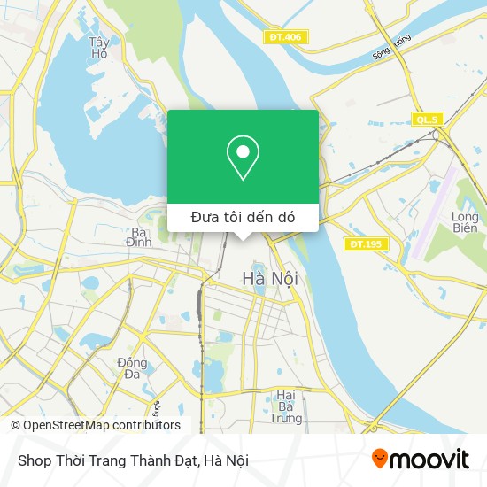 Bản đồ Shop Thời Trang Thành Đạt