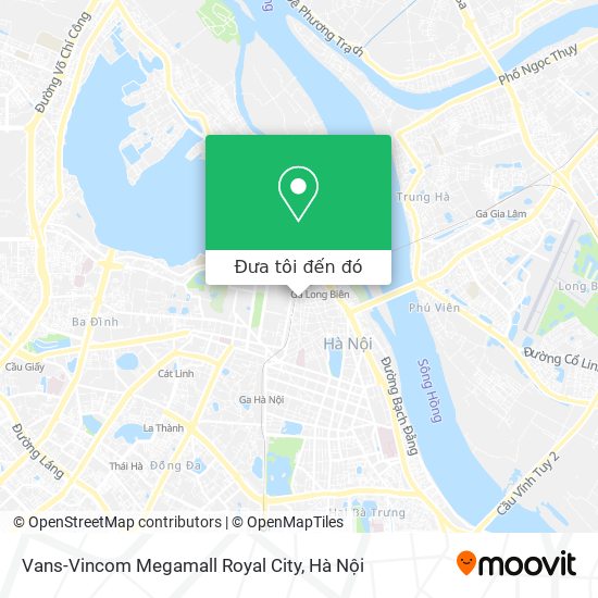 Bản đồ Vans-Vincom Megamall Royal City