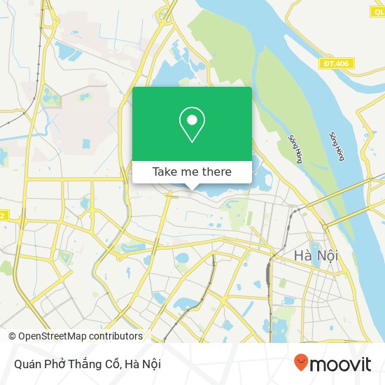 Bản đồ Quán Phở Thắng Cồ, 131 ĐƯỜNG Thụy Khuê Quận Tây Hồ, Hà Nội