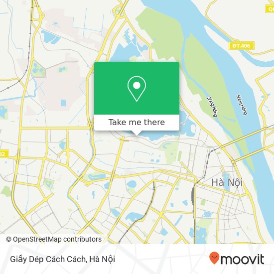 Bản đồ Giầy Dép Cách Cách, 188 ĐƯỜNG Thụy Khuê Quận Tây Hồ, Hà Nội