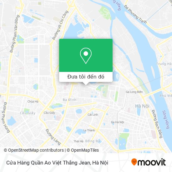 Bản đồ Cửa Hàng Quần Ao Việt Thắng Jean