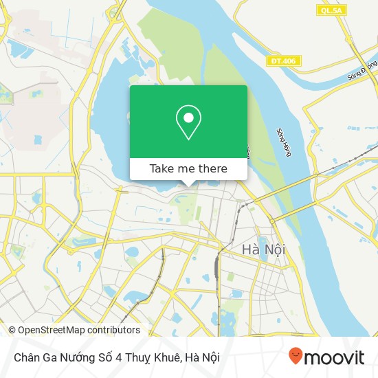 Bản đồ Chân Ga Nướng Số 4 Thuỵ Khuê, 4 ĐƯỜNG Thụy Khuê Quận Tây Hồ, Hà Nội