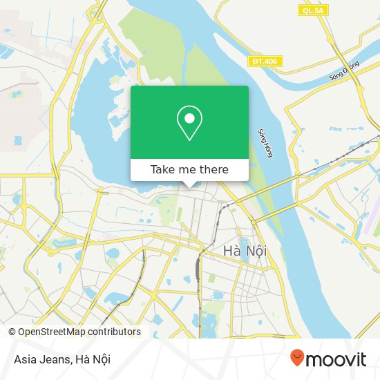 Bản đồ Asia Jeans, PHỐ Quán Thánh Quận Ba Đình, Hà Nội