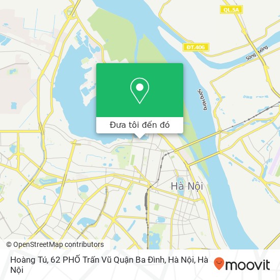Bản đồ Hoàng Tú, 62 PHỐ Trấn Vũ Quận Ba Đình, Hà Nội