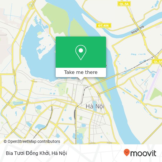 Bản đồ Bia Tươi Đồng Khởi, PHỐ Nguyễn Trường Tộ Quận Ba Đình, Hà Nội