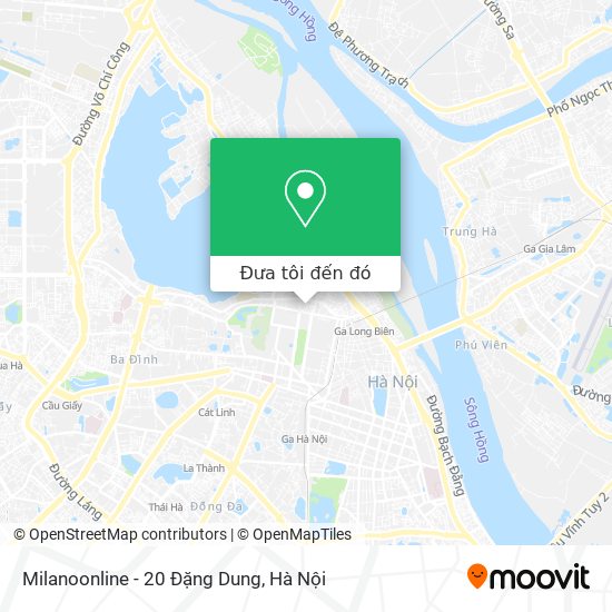 Bản đồ Milanoonline - 20 Đặng Dung