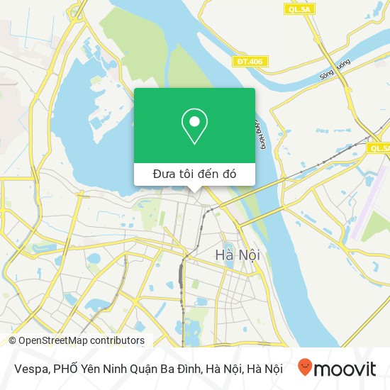 Bản đồ Vespa, PHỐ Yên Ninh Quận Ba Đình, Hà Nội