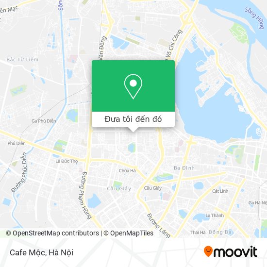Bản đồ Cafe Mộc