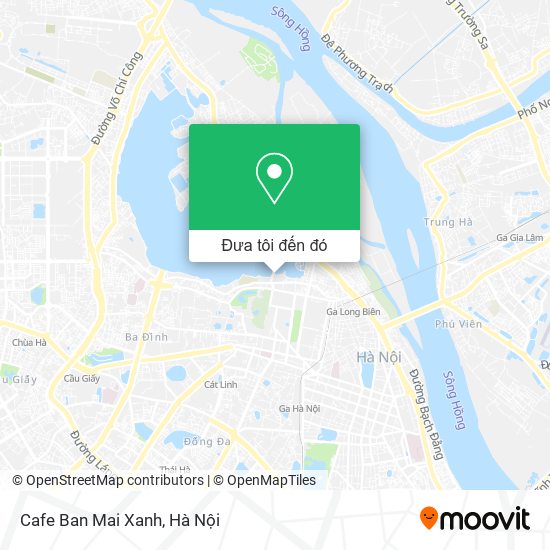 Bản đồ Cafe Ban Mai Xanh