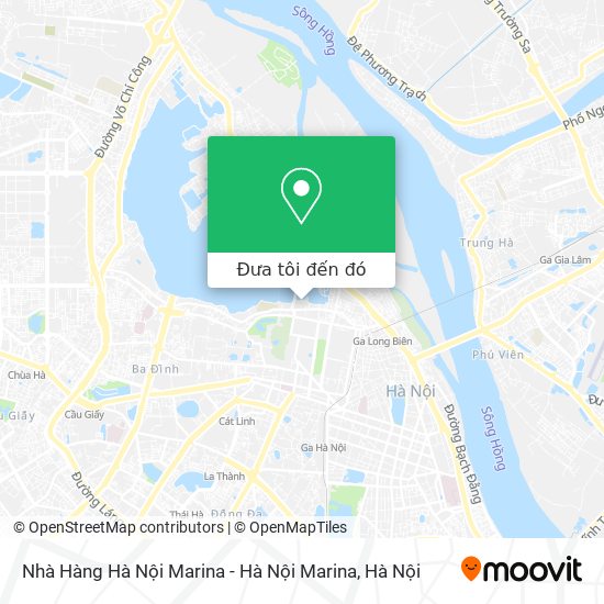 Bản đồ Nhà Hàng Hà Nội Marina - Hà Nội Marina