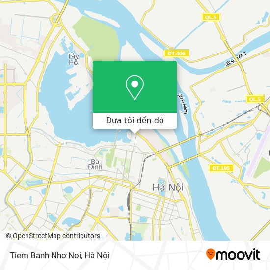 Bản đồ Tiem Banh Nho Noi
