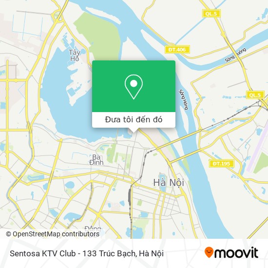 Bản đồ Sentosa KTV Club - 133 Trúc Bạch