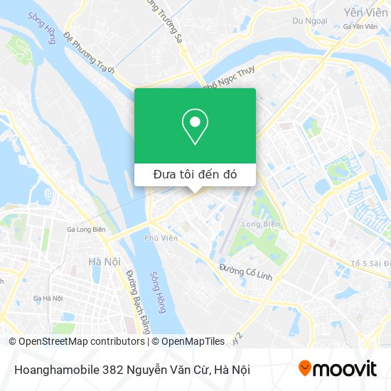 Bản đồ Hoanghamobile 382 Nguyễn Văn Cừ
