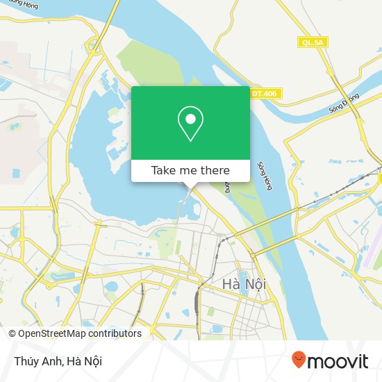 Bản đồ Thúy Anh, ĐƯỜNG Thanh Niên Quận Ba Đình, Hà Nội