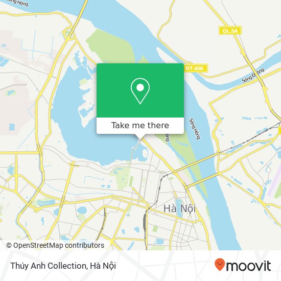 Bản đồ Thúy Anh Collection, ĐƯỜNG Thanh Niên Quận Tây Hồ, Hà Nội