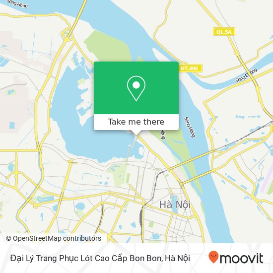 Bản đồ Đại Lý Trang Phục Lót Cao Cấp Bon Bon, PHỐ Yên Phụ Quận Tây Hồ, Hà Nội