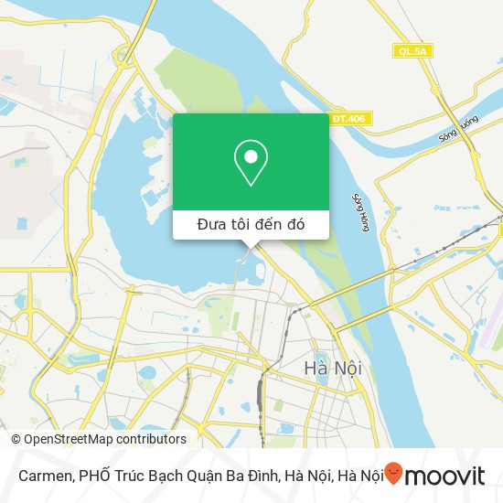 Bản đồ Carmen, PHỐ Trúc Bạch Quận Ba Đình, Hà Nội