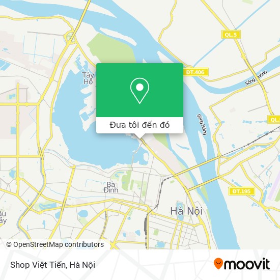 Bản đồ Shop Việt Tiến
