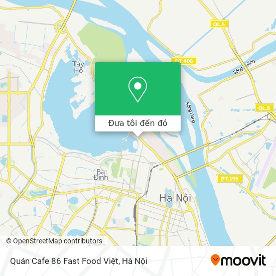 Bản đồ Quán Cafe 86 Fast Food Việt