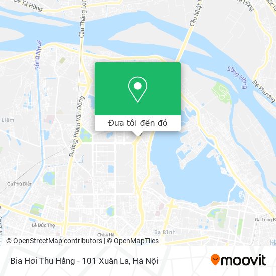Bản đồ Bia Hơi Thu Hằng - 101 Xuân La